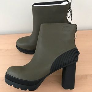 sorel dacie waterproof leather bootie